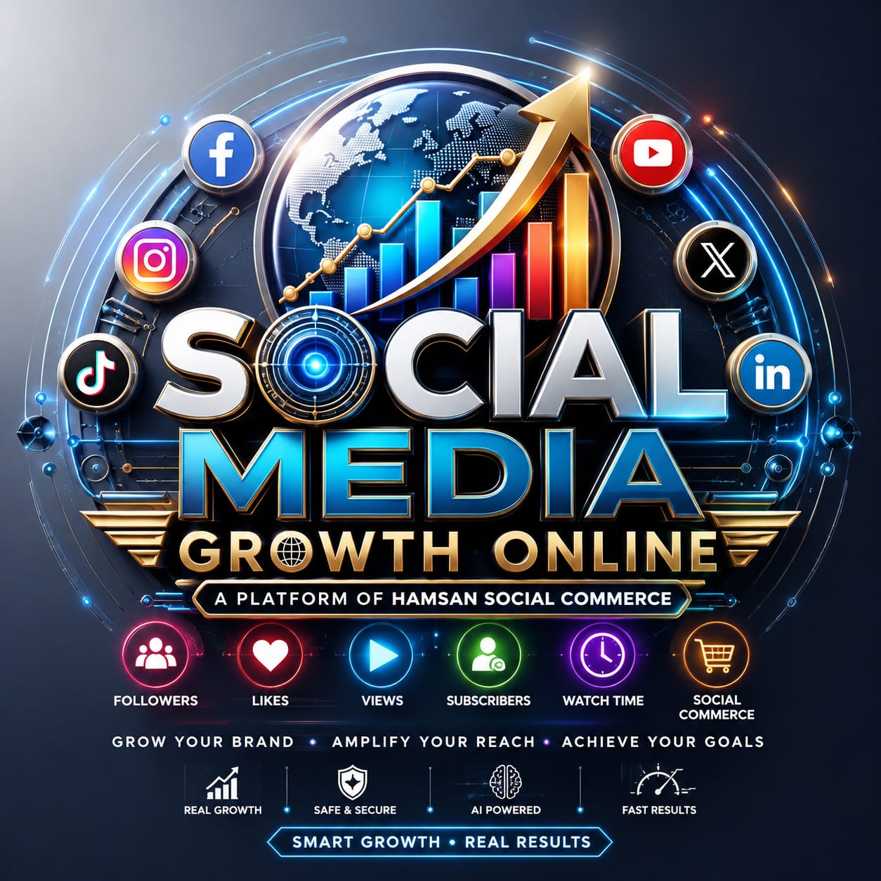 HAMSAN Social Commerce Logo