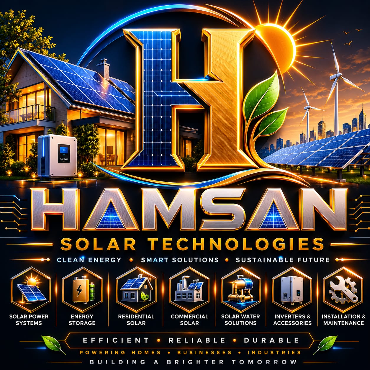 HAMSAN Solar Technologies Logo