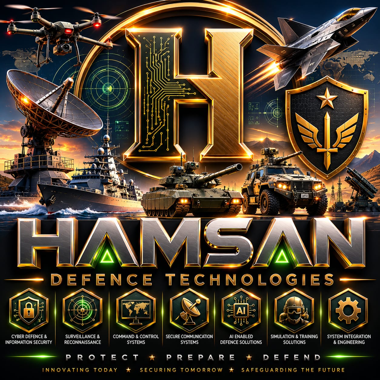 HAMSAN Defence Technologies Logo