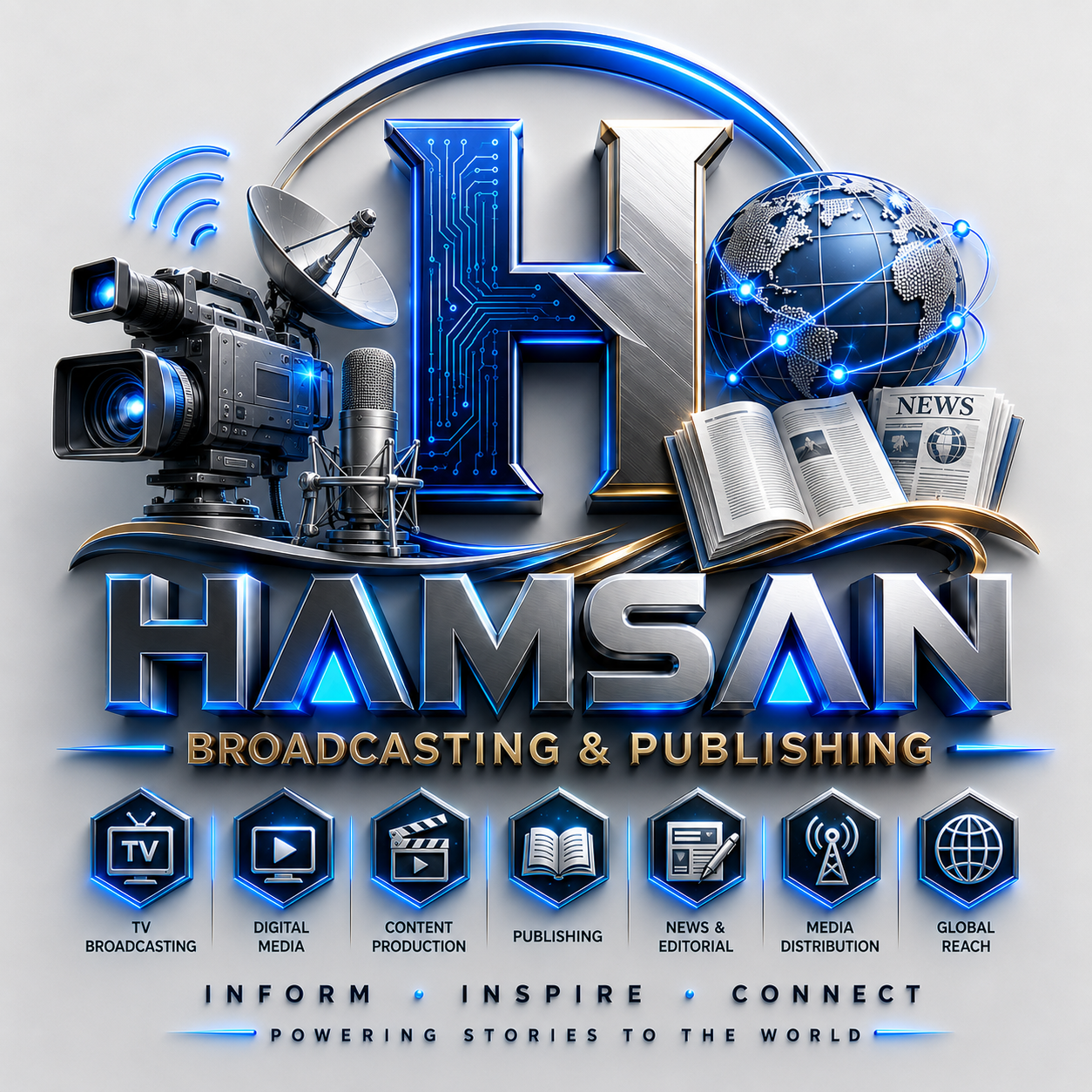 HAMSAN Broadcasting & Publishing Logo