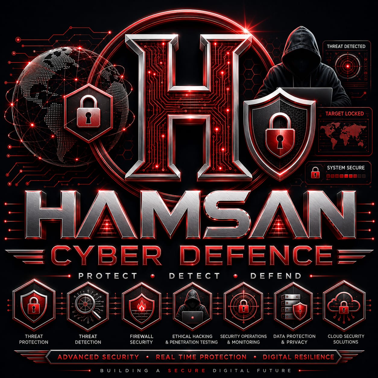 HAMSAN Cyber Defence Logo