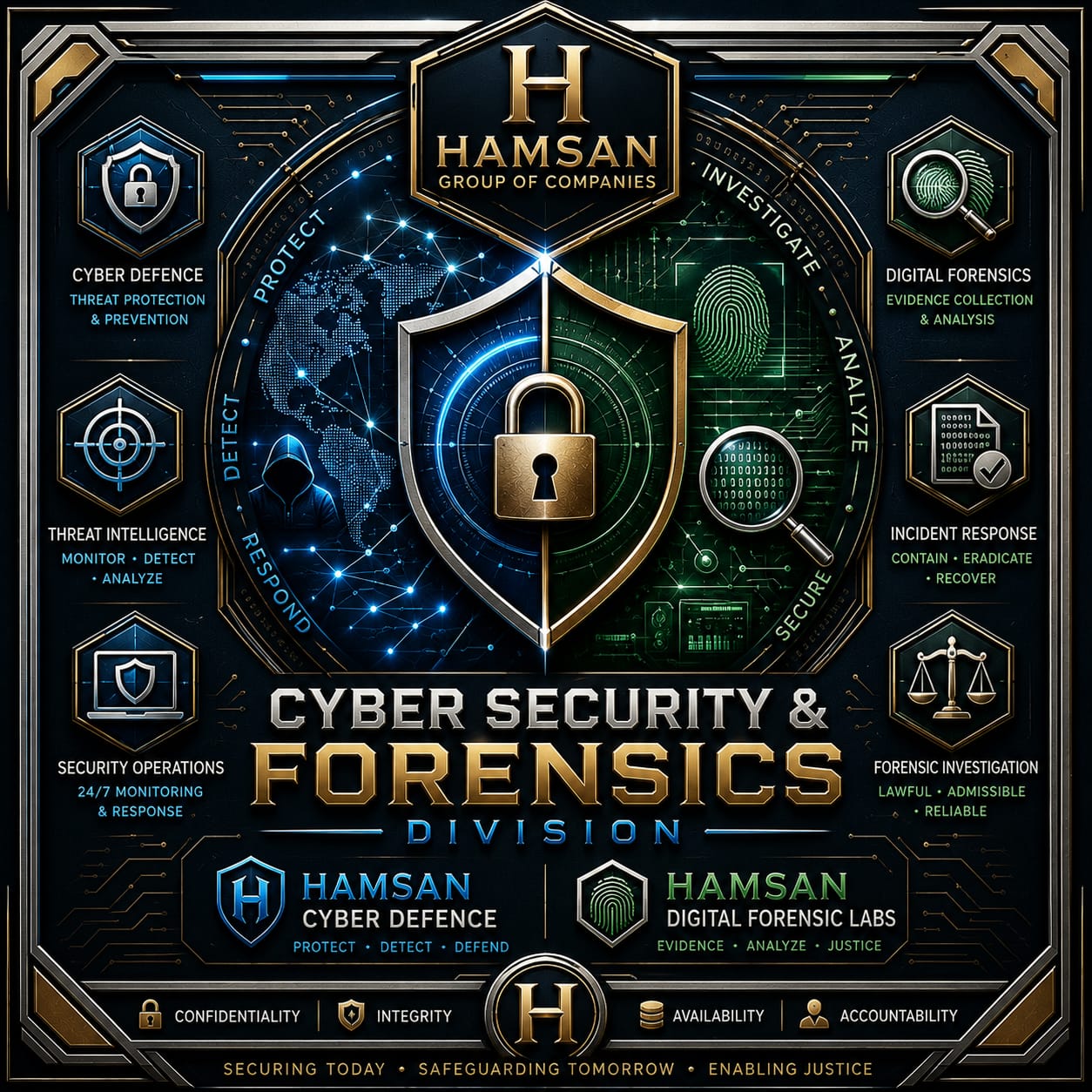Cyber Security and Digital Forensics Division Logo