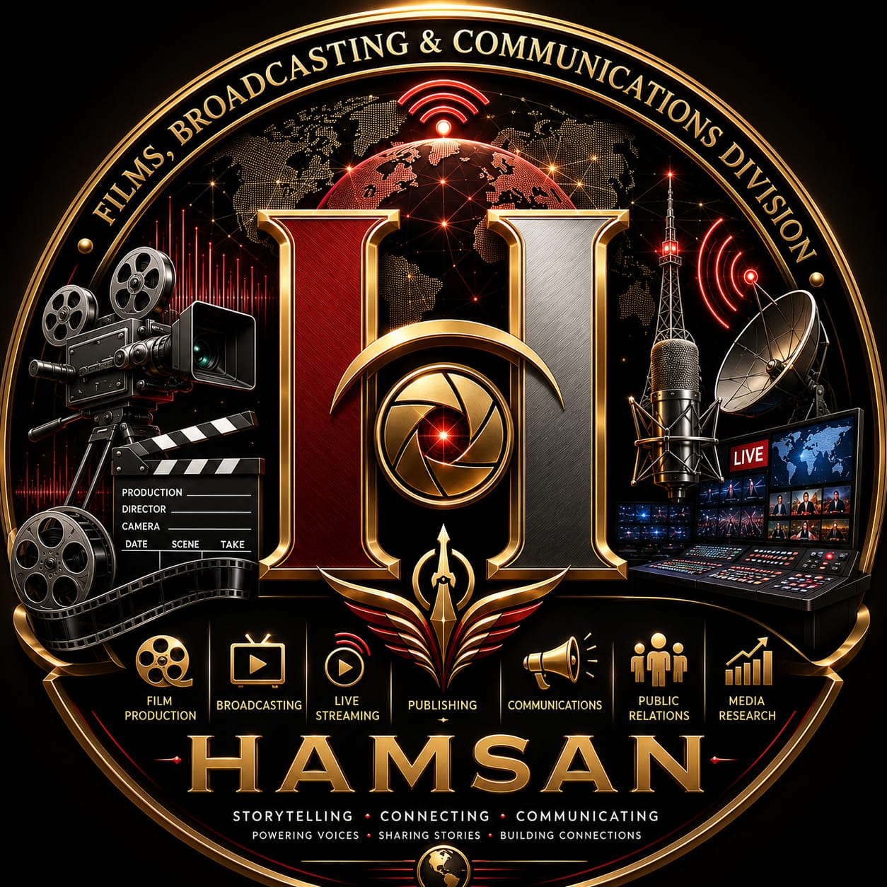 Broadcasting Publishing and Communications Division Logo