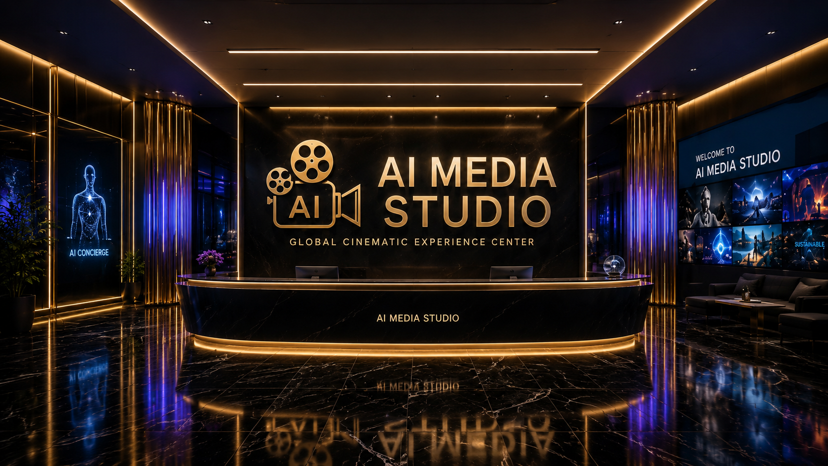 AI Media Studio global cinematic experience center