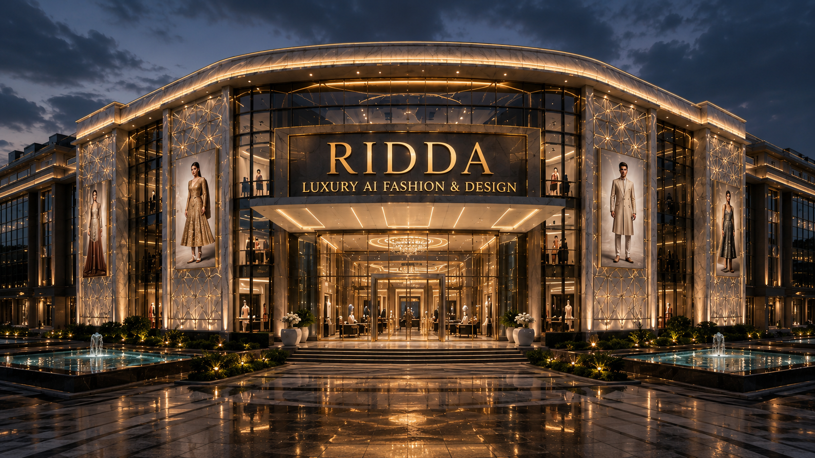 RIDDA Luxury AI Fashion and Design experience center